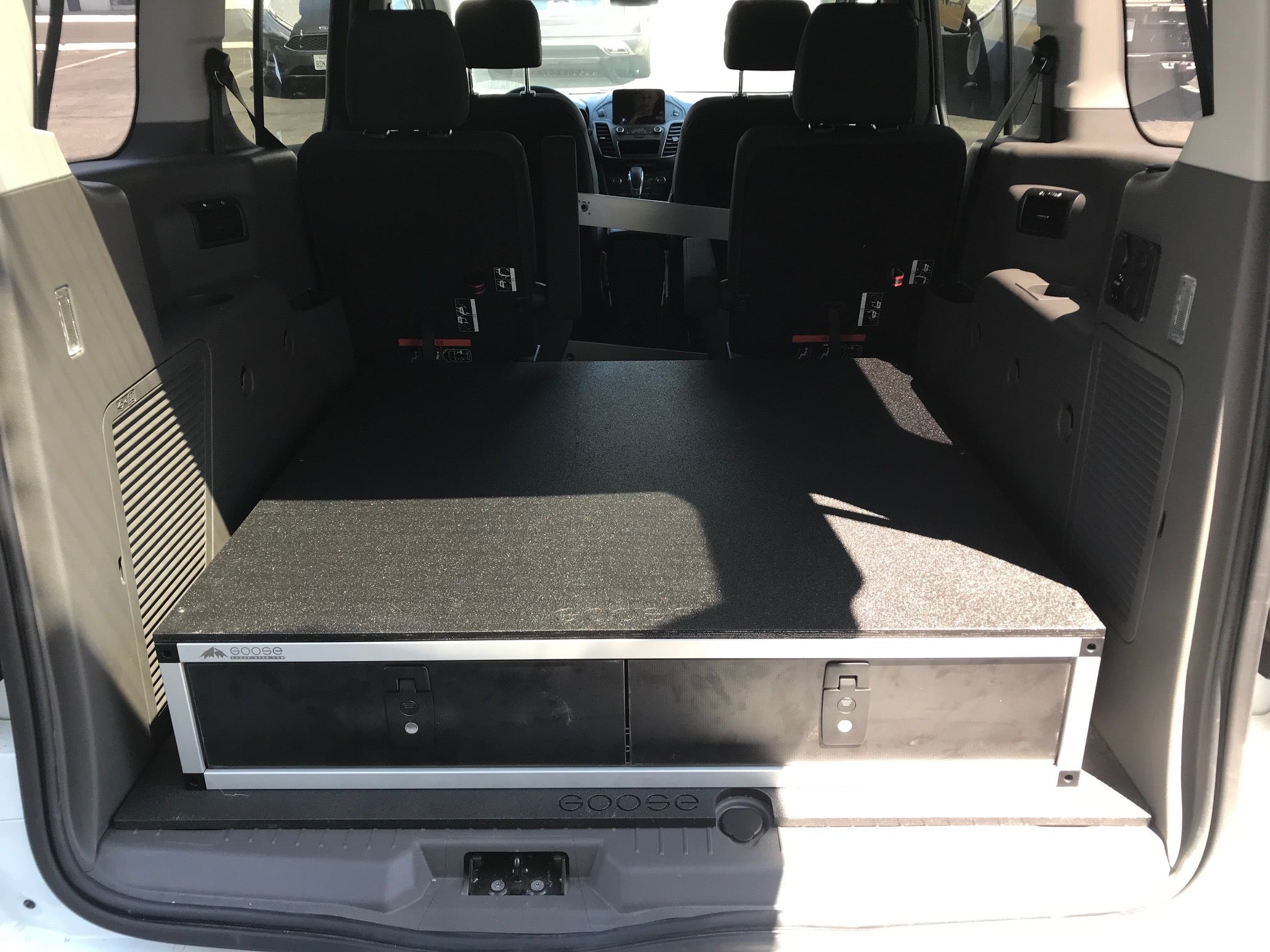 Ford Transit Connect 2014 - 2023 2nd Gen. - Side x Side Drawer Module - 43 3/8" Wide x 8" High x 40" Depth - Spirit of 1876 - Goose Gear