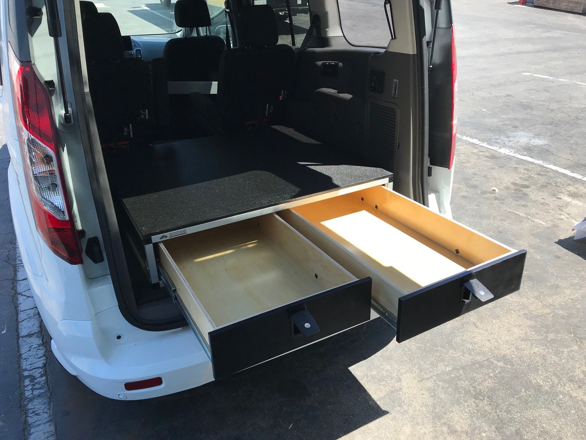 Ford Transit Connect 2014 - 2023 2nd Gen. - Side x Side Drawer Module - 43 3/8" Wide x 8" High x 40" Depth - Spirit of 1876 - Goose Gear