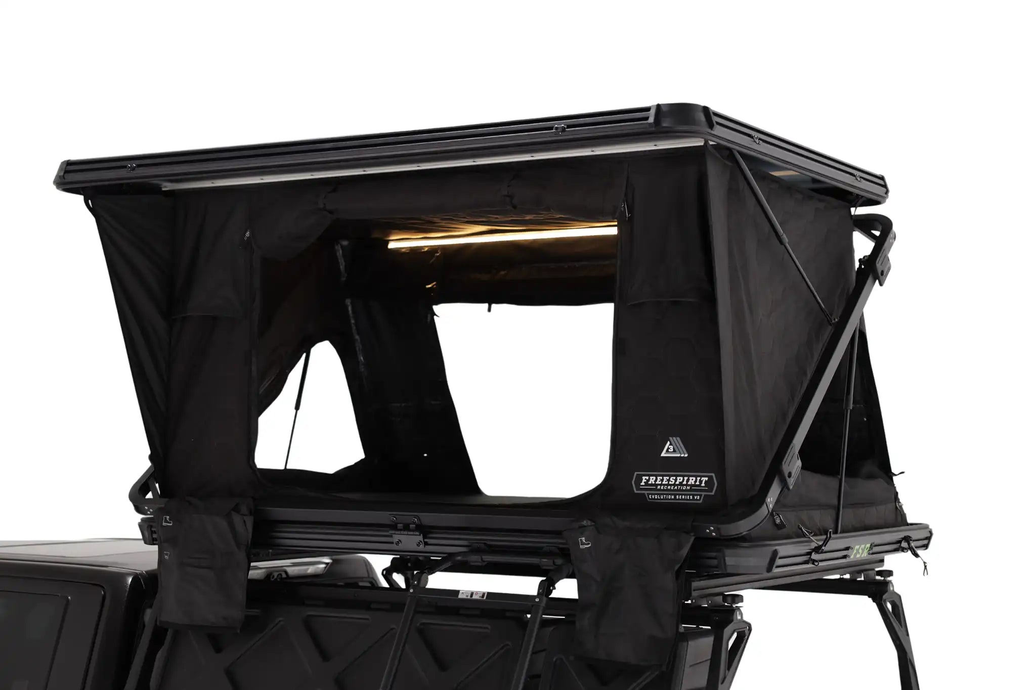 Free Spirit Recreation Evolution V3 XL - Rooftop Tent - Spirit of 1876 - Backwoods Adventure Mods