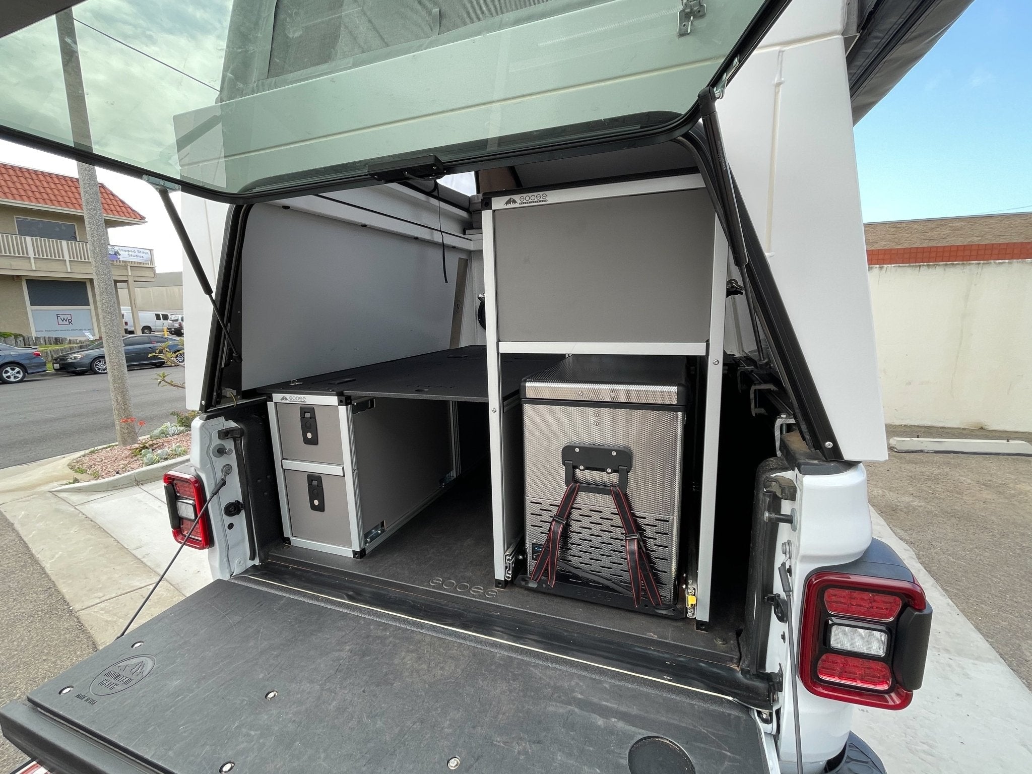 Goose Gear Camper System - Midsize and Full Size - Passenger Side Rear Icebox Module - Spirit of 1876 - Goose Gear