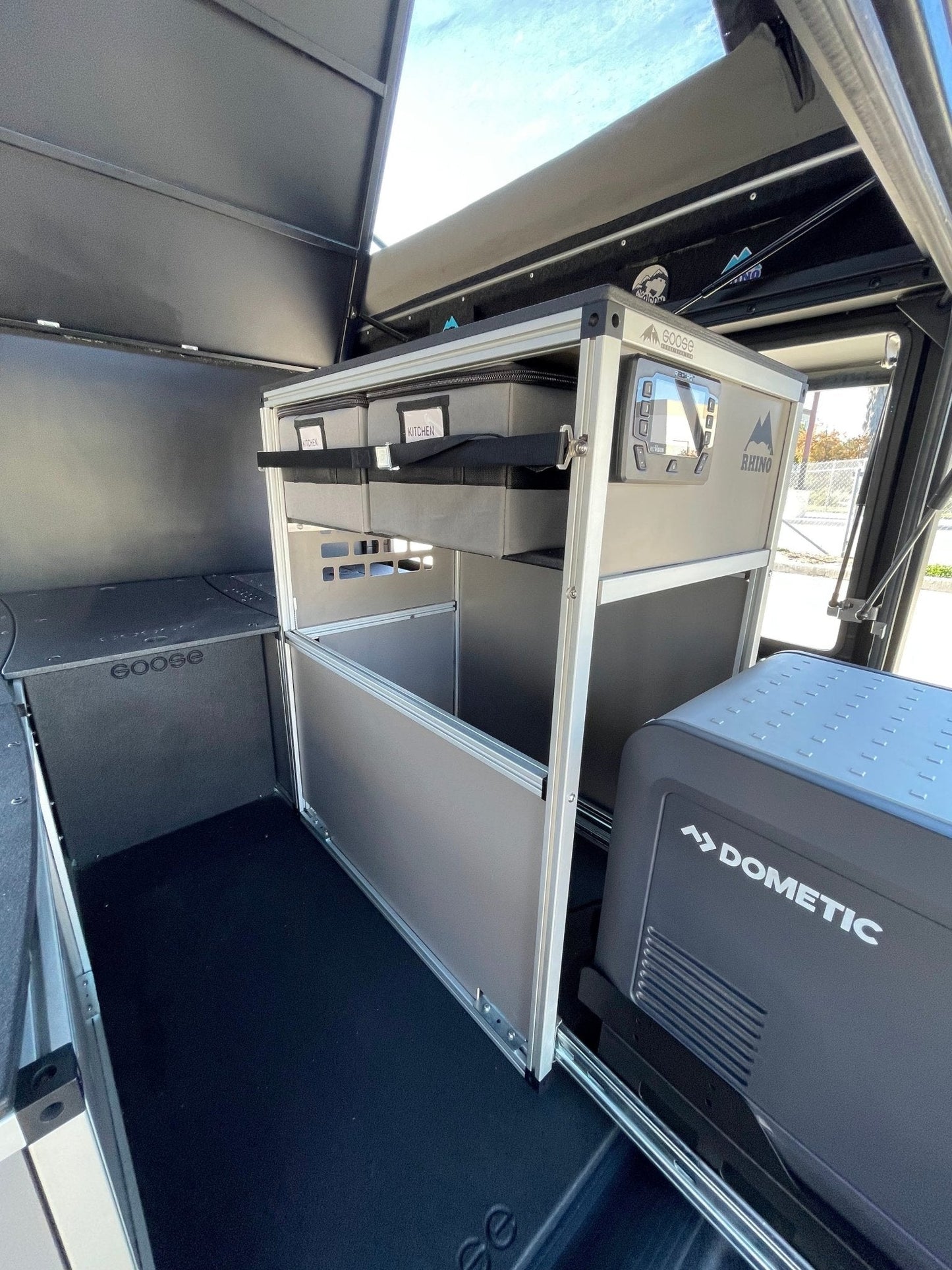 Goose Gear Camper System - Midsize Truck and Full Size Truck - Rear Passenger Side CampKitchen Module