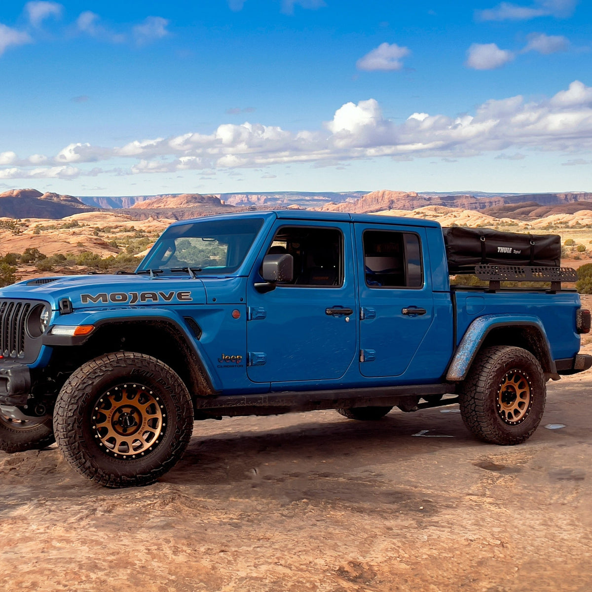Jeep Gladiator (2019-Present), Low Profile Bed Rack - Spirit of 1876 - BillieBars