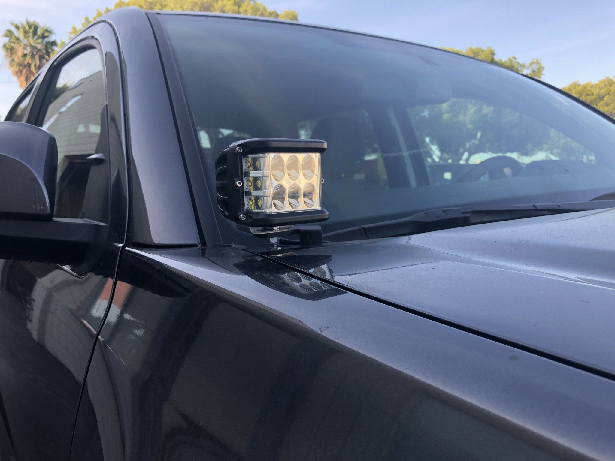 Low Profile Ditch Light Brackets Kit For 2016 - 2023 Toyota Tacoma - Spirit of 1876Dealers of Cali Raised LED