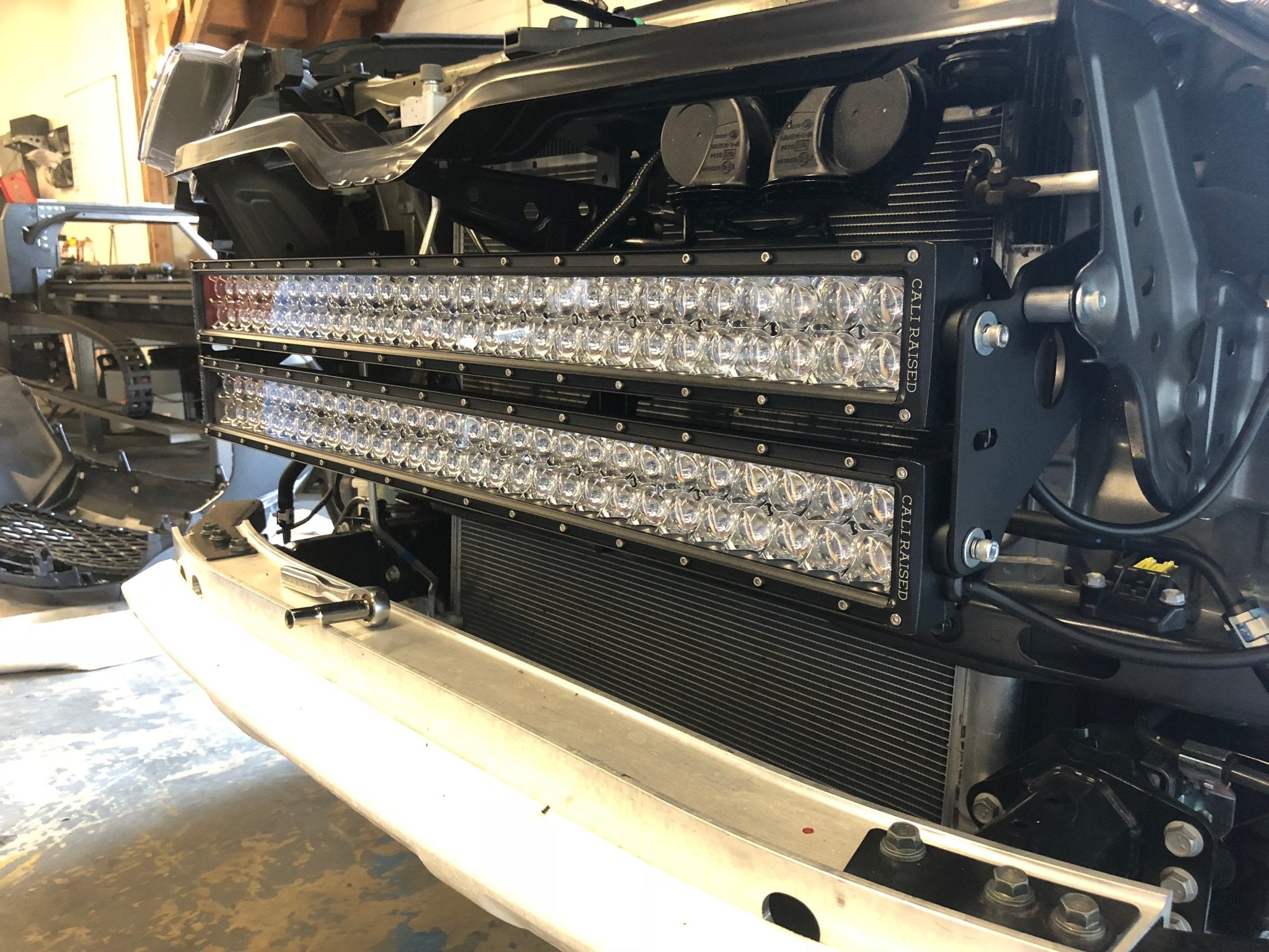 32" Hidden Grille LED Light Bar Brackets Kit Fits 2014 - 2024 Toyota 4Runner - Spirit of 1876Dealers of Cali Raised LED