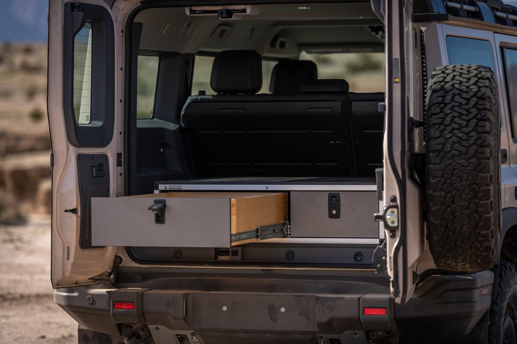 Ineos - Grenadier - 2024 - Present - 1st Gen - Explore Series - Side X Side Drawer Module - 41 3/8"W x 10"H x 34"D - Spirit of 1876 - Goose Gear