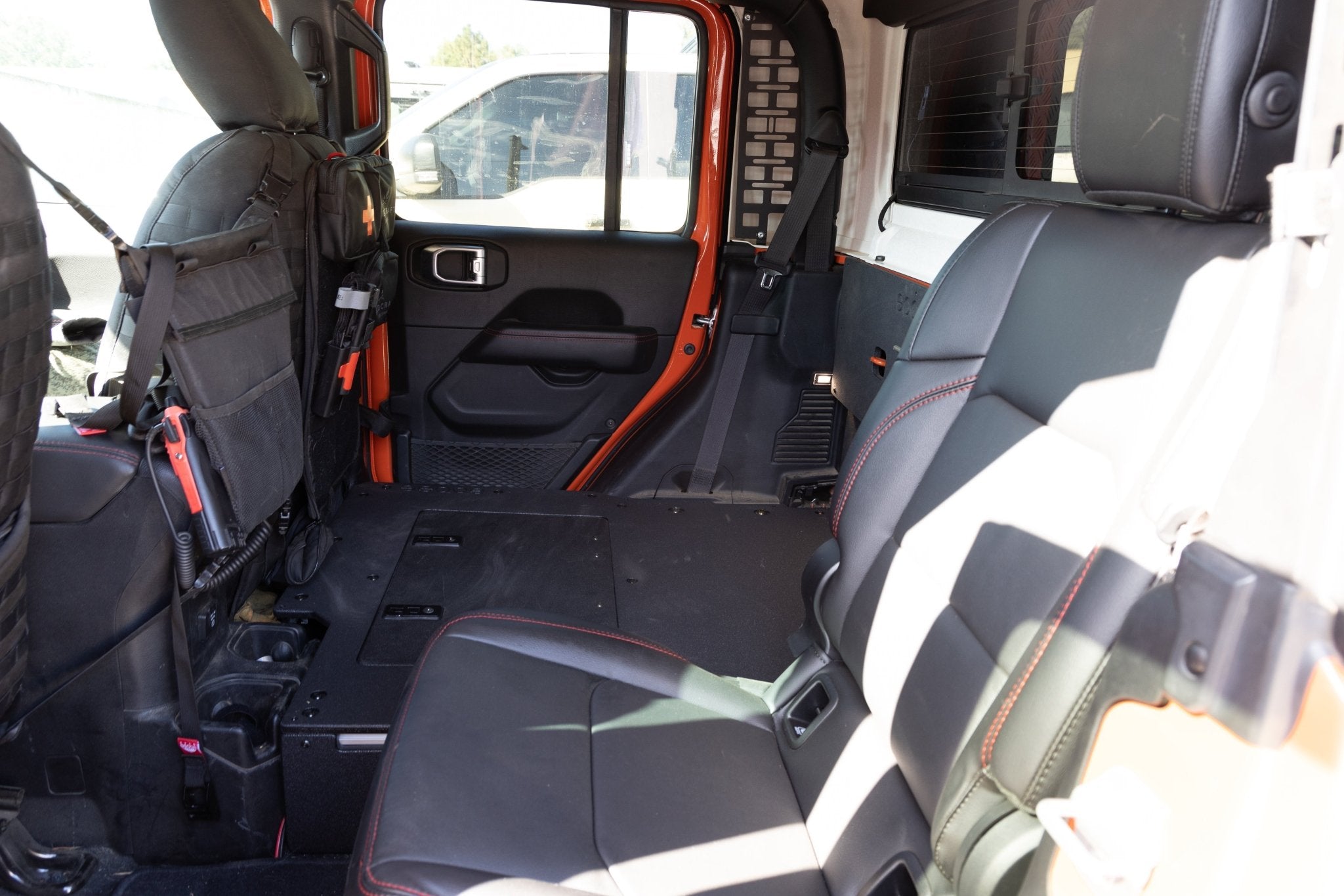 Jeep Gladiator 2019 - Present JT 4 Door - Second Row Seat Delete Plate System - Extended Platform - Spirit of 1876 - Goose Gear