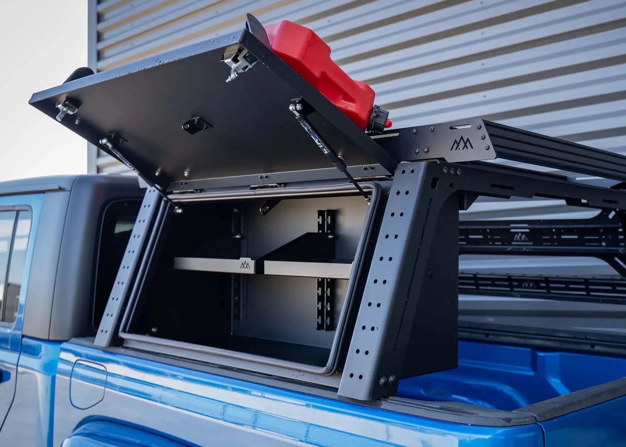 Overland Bed Rack Storage Box - Jeep Gladiator - Spirit of 1876 - Backwoods Adventure Mods