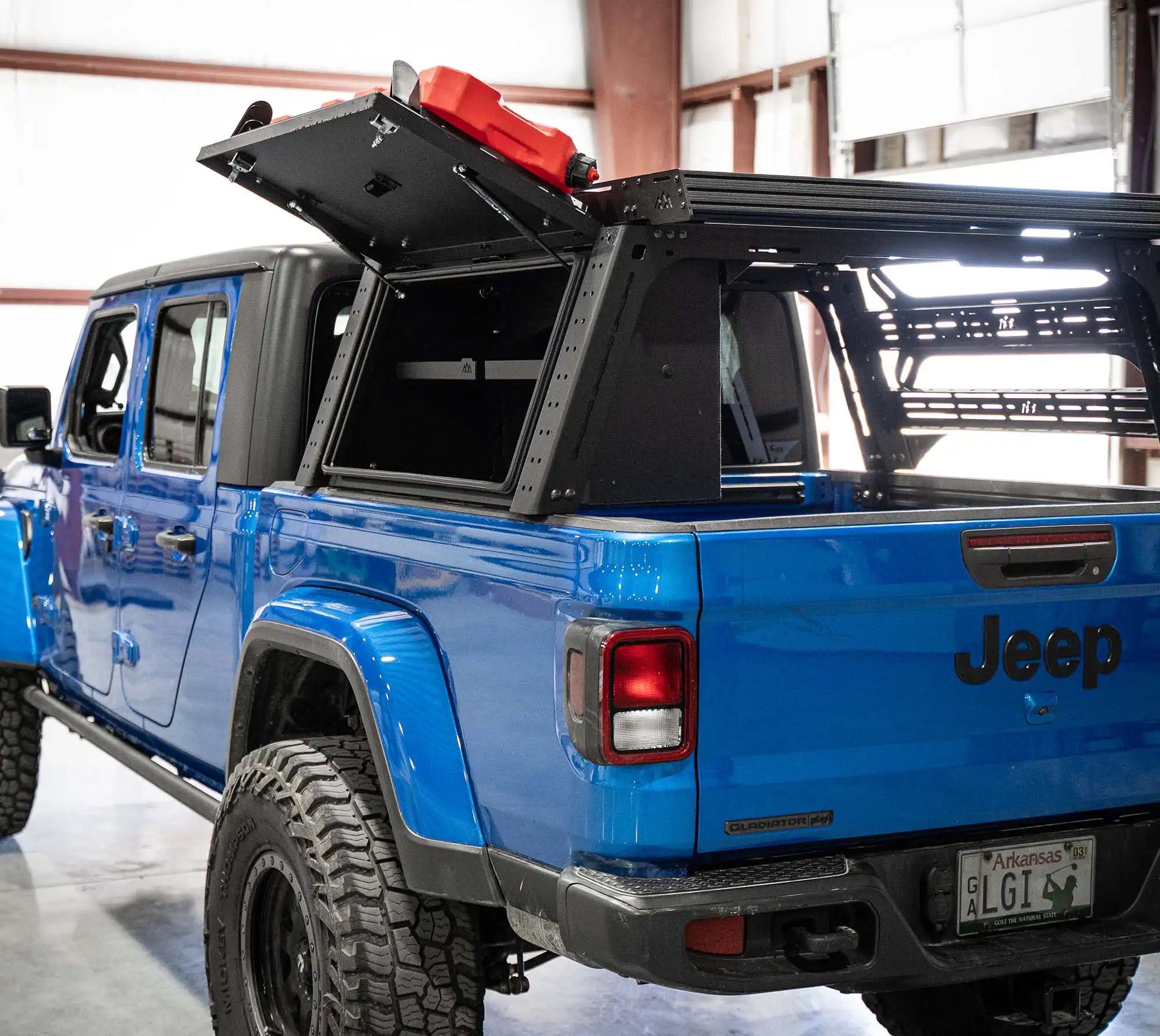 Overland Bed Rack Storage Box - Jeep Gladiator - Spirit of 1876 - Backwoods Adventure Mods
