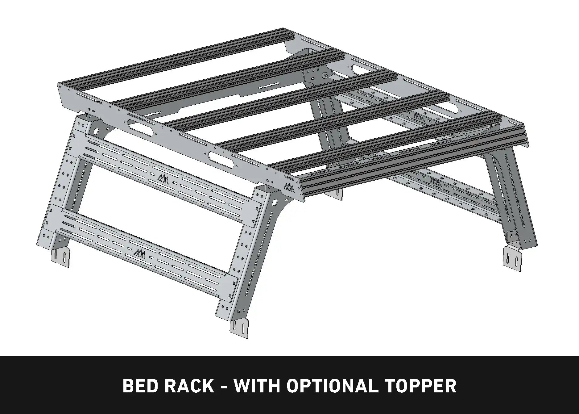 Jeep Gladiator Bed Rack - DRIFTR Topper (Add - on) - Spirit of 1876 - Backwoods Adventure Mods