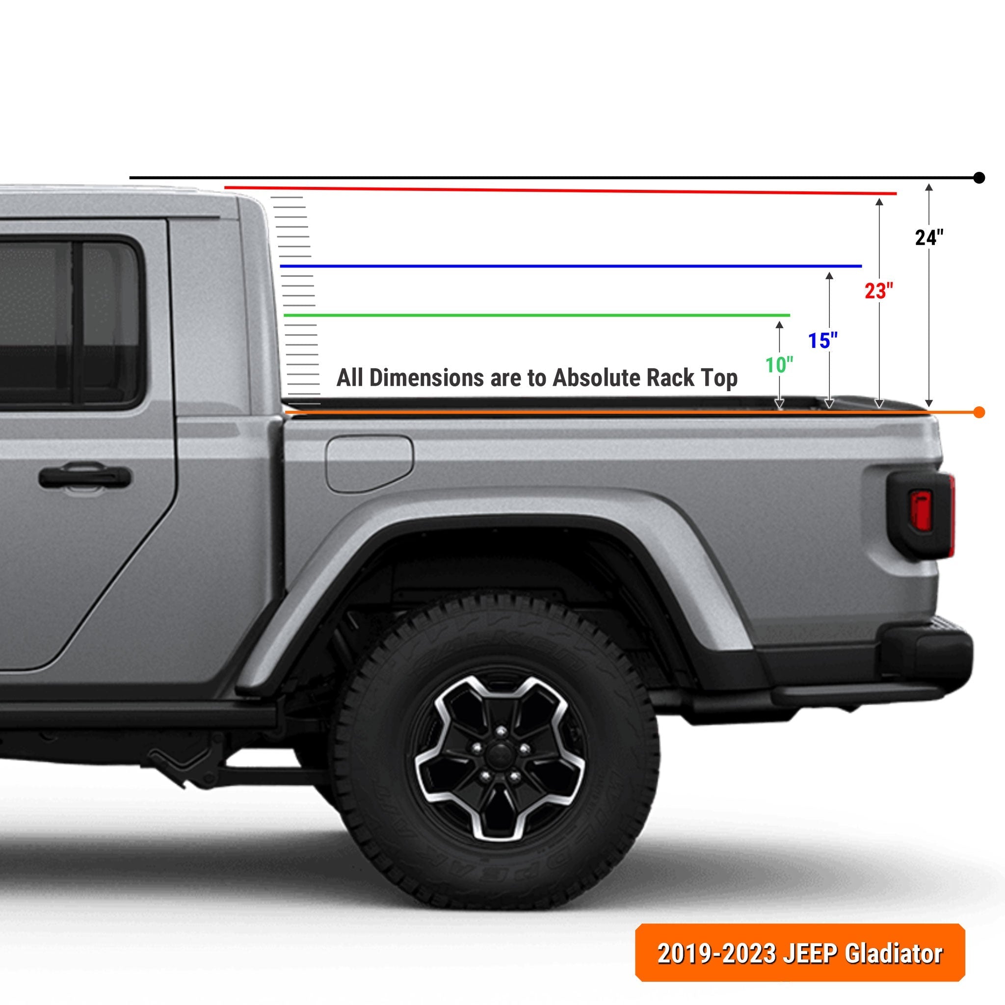 Jeep Gladiator Bed Rack | XTR3 Popular Builds + MOLLE Packages - Spirit of 1876 - Xtrusion Overland