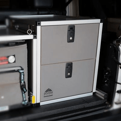 Jeep Wrangler JK 2007 - 2018 2 Door - Double Drawer Module 19 3/16" Wide x 28" Depth - Spirit of 1876 - Goose Gear