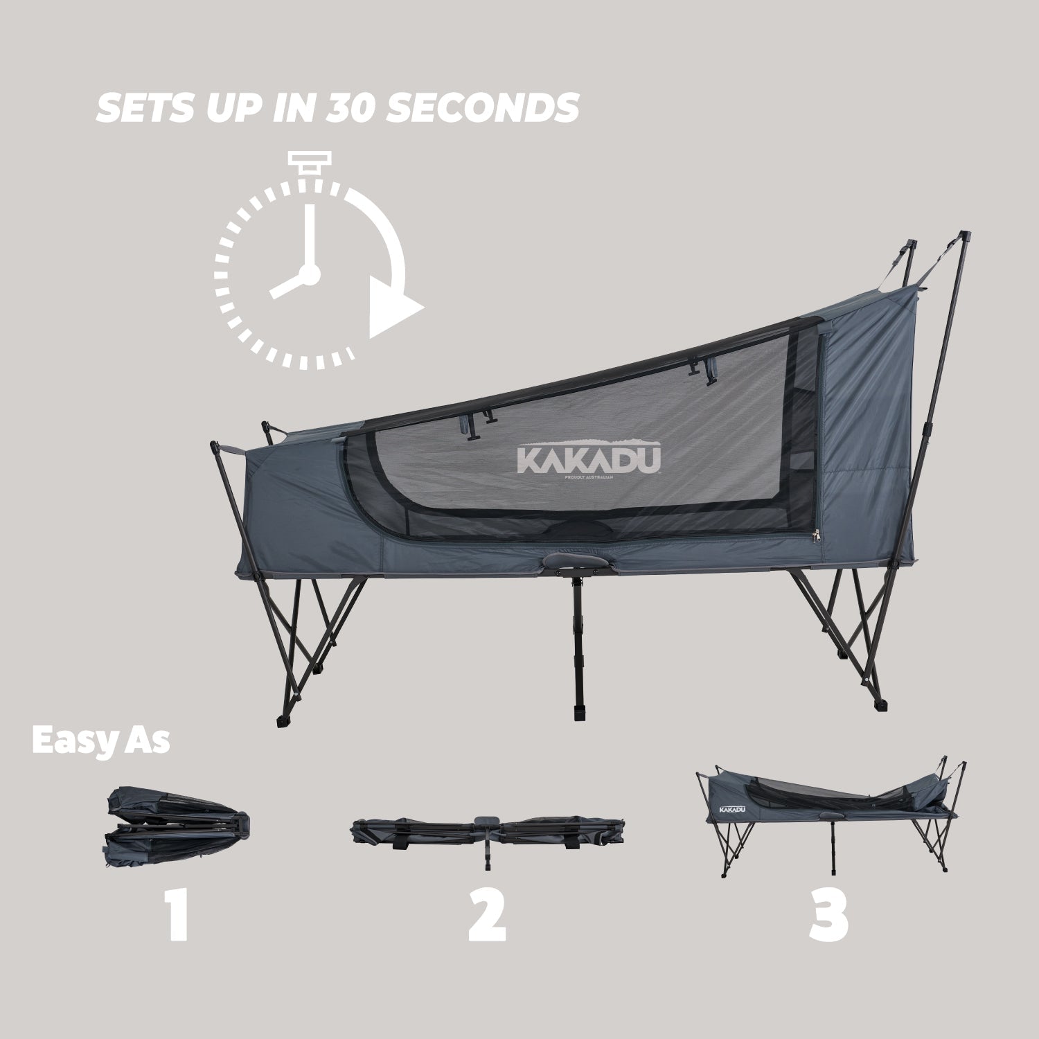BlockOut® Cot Tent 1P - Spirit of 1876 - Kakadu