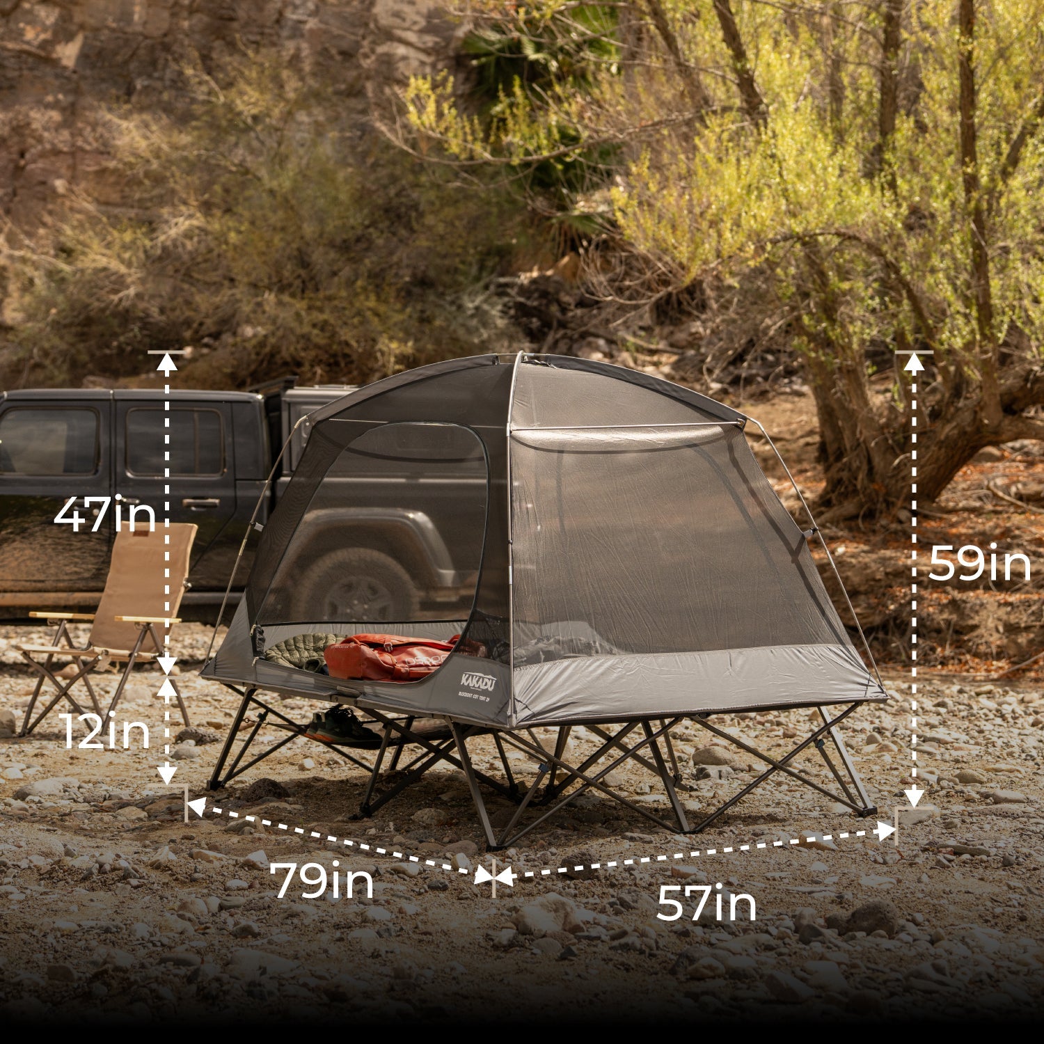BlockOut® Cot Tent 2P - Spirit of 1876 - Kakadu