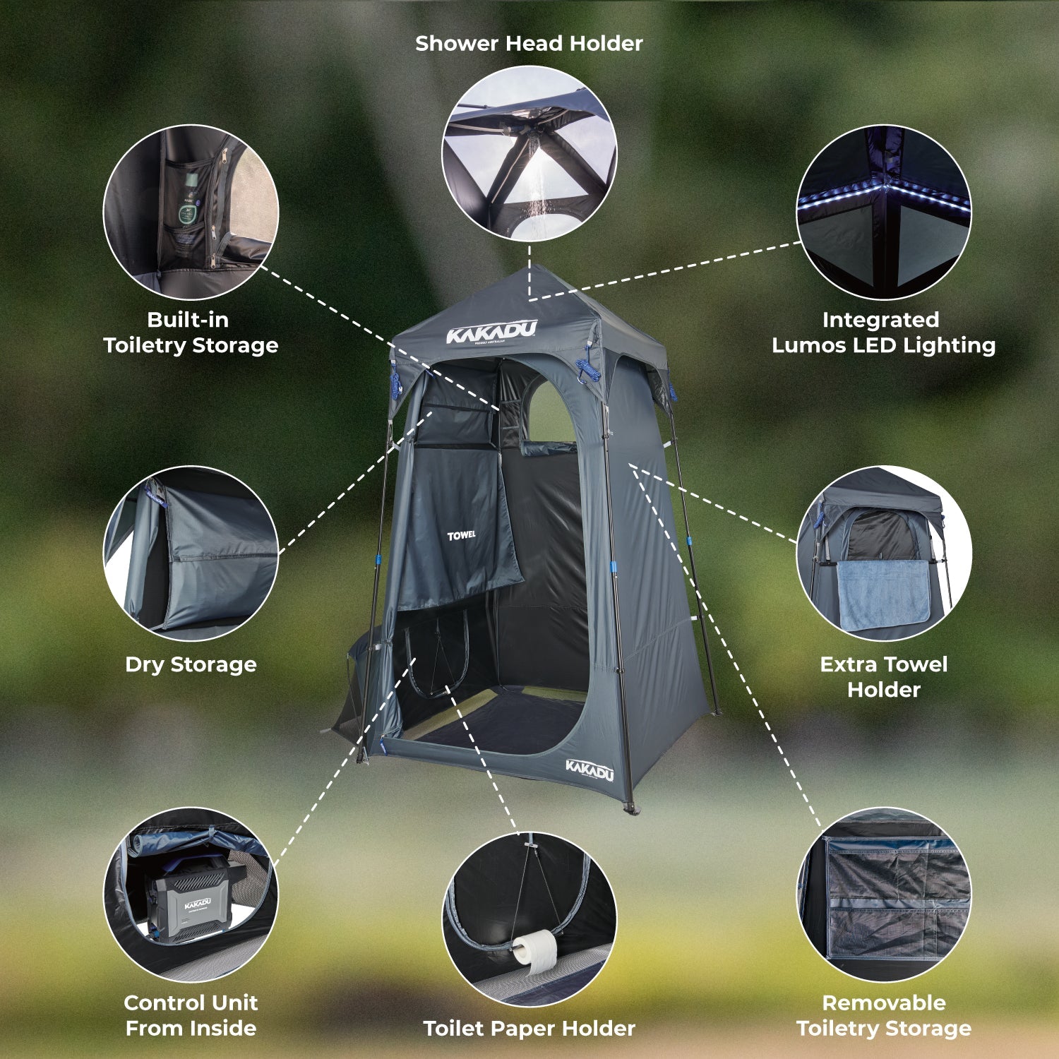 Outback Shower Tent - Spirit of 1876 - Kakadu