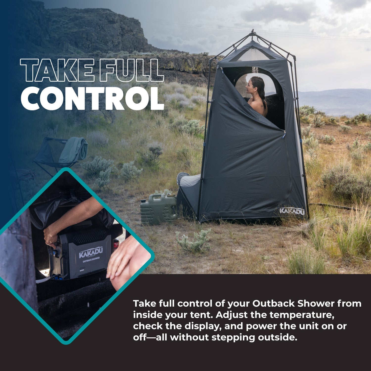 Outback Shower Tent - Spirit of 1876 - Kakadu