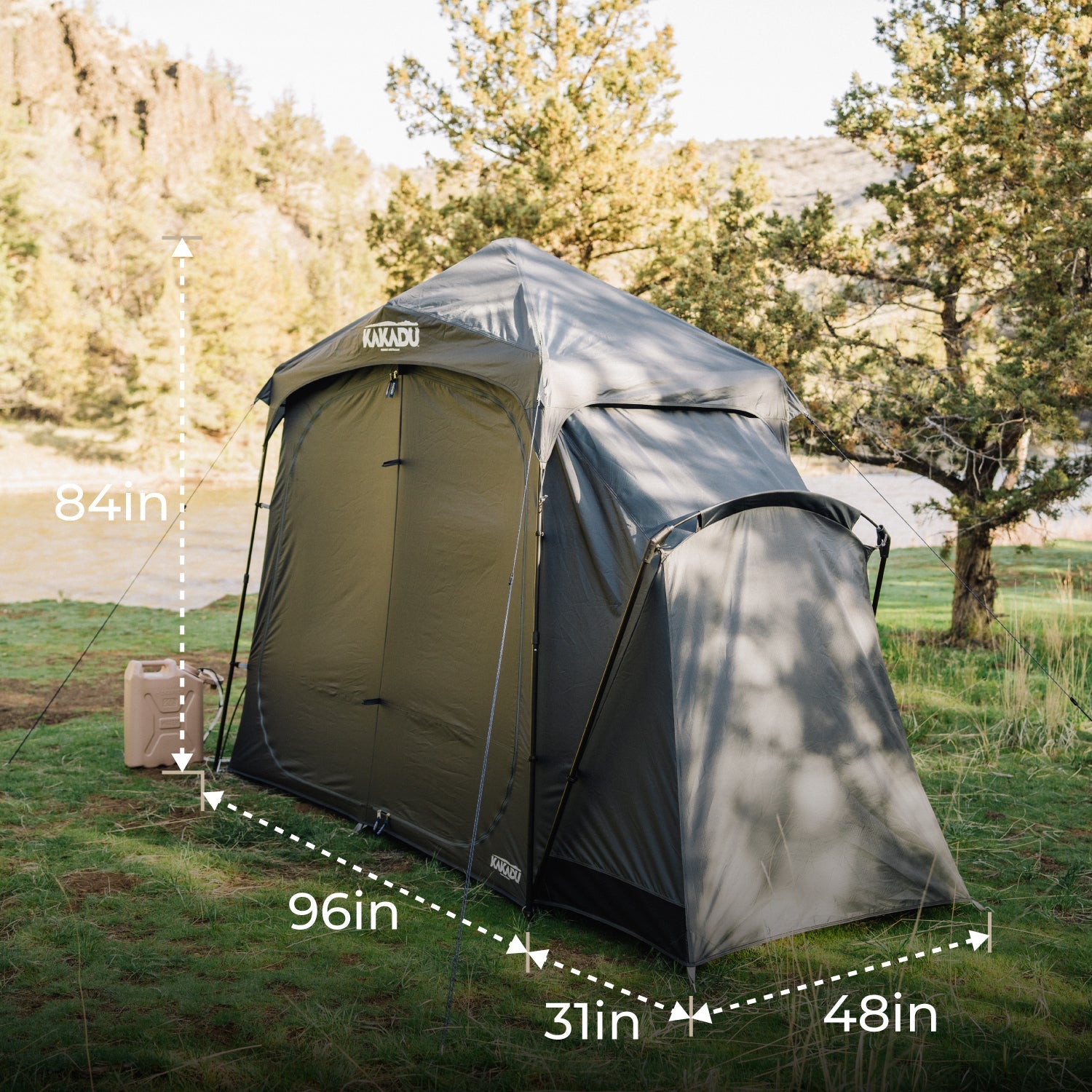 Outback Shower Tent Deluxe - Spirit of 1876 - Kakadu