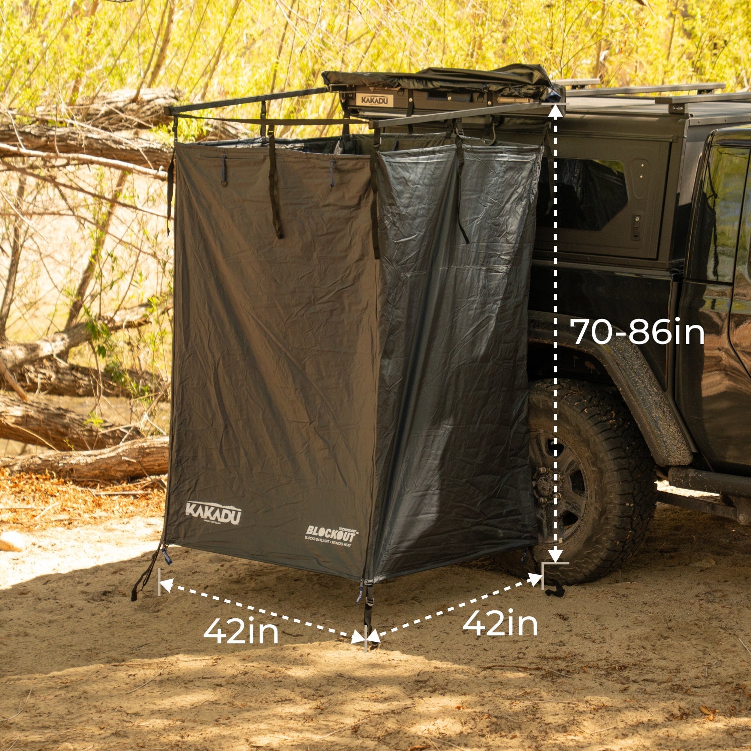 Outback Shower Vehicle Tent - Spirit of 1876 - Kakadu