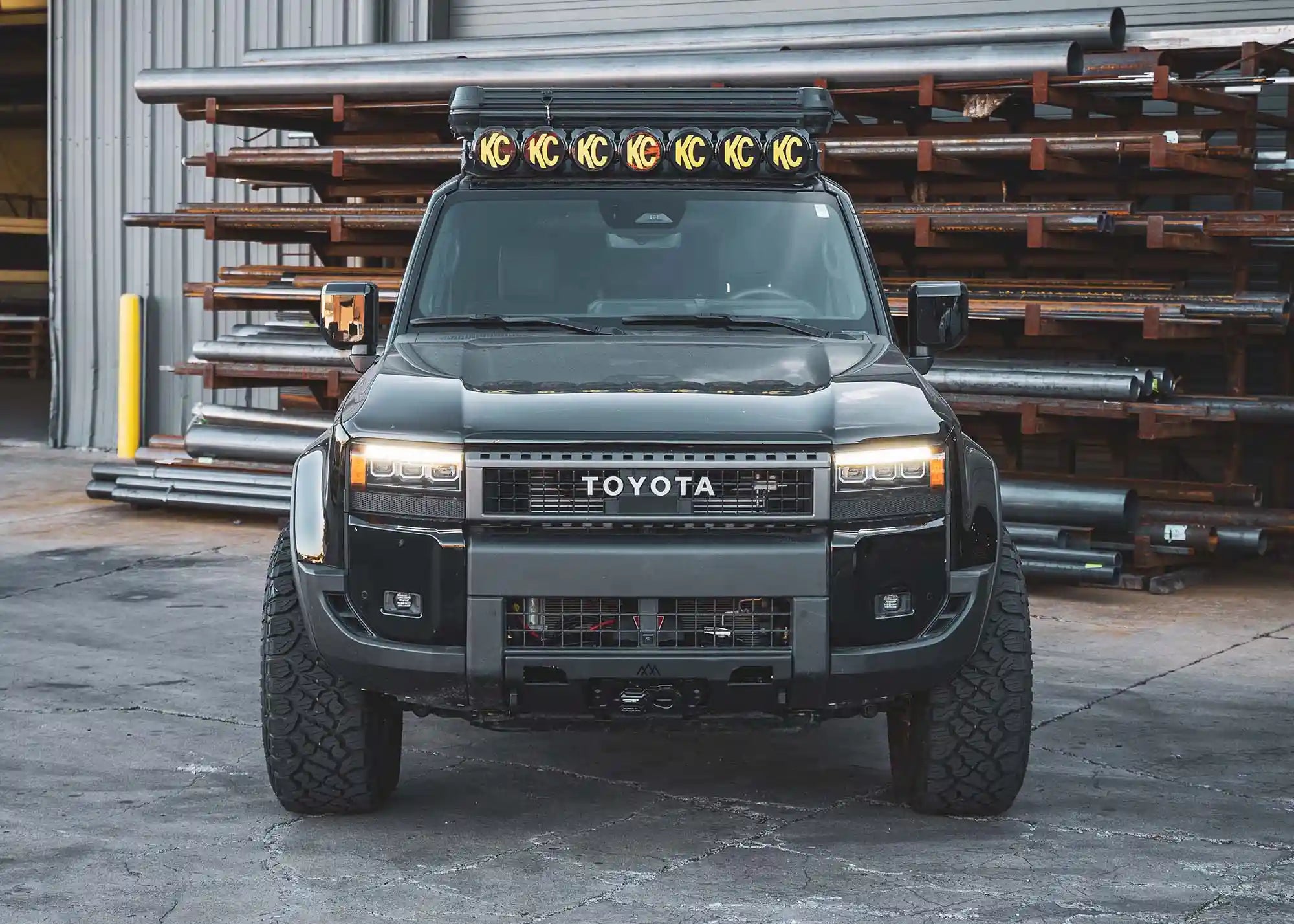 Toyota Land Cruiser 250 Hidden Winch Front Bumper (2024-2026) - Spirit of 1876 - Backwoods Adventure Mods