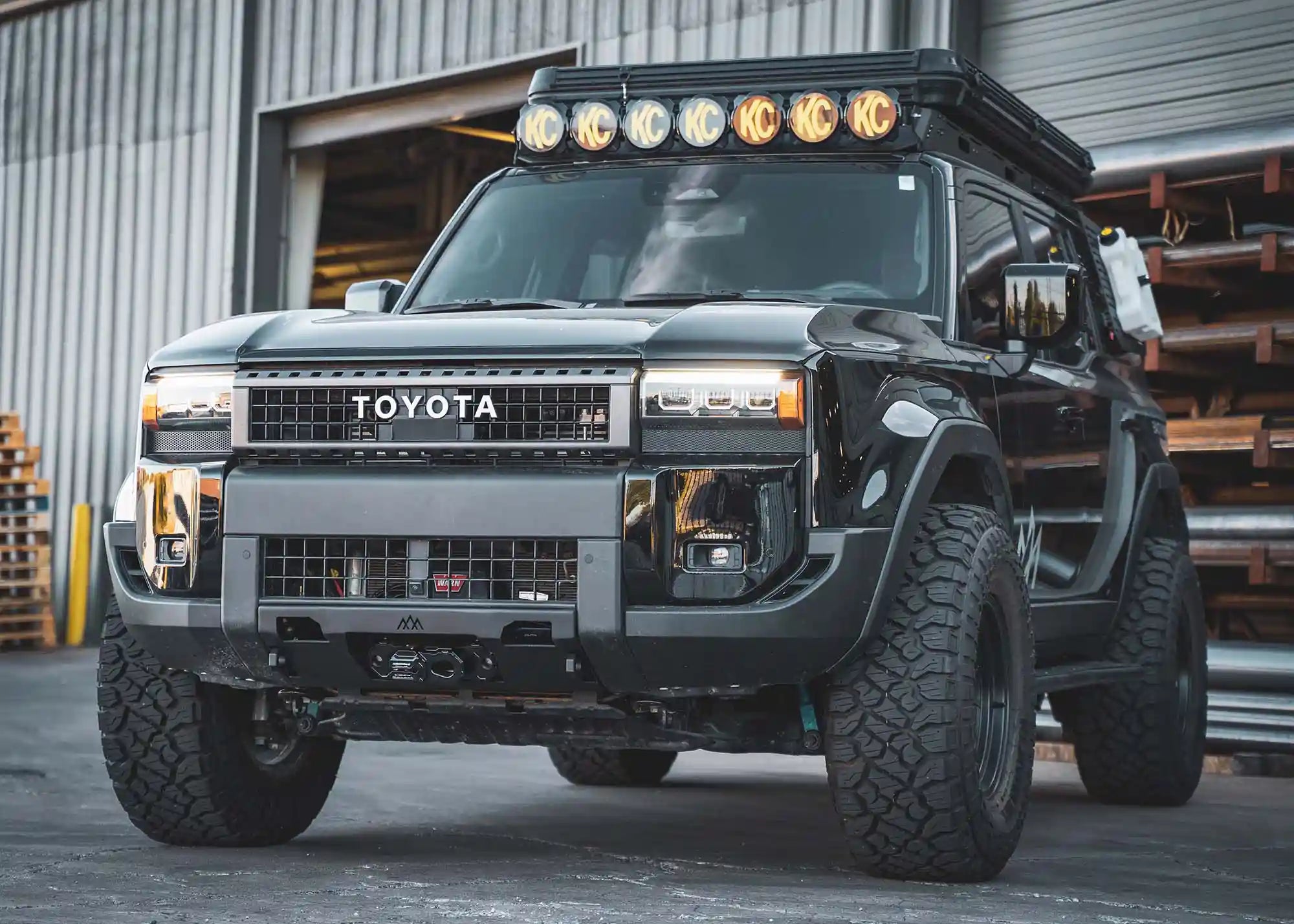 Toyota Land Cruiser 250 Hidden Winch Front Bumper (2024-2026) - Spirit of 1876 - Backwoods Adventure Mods