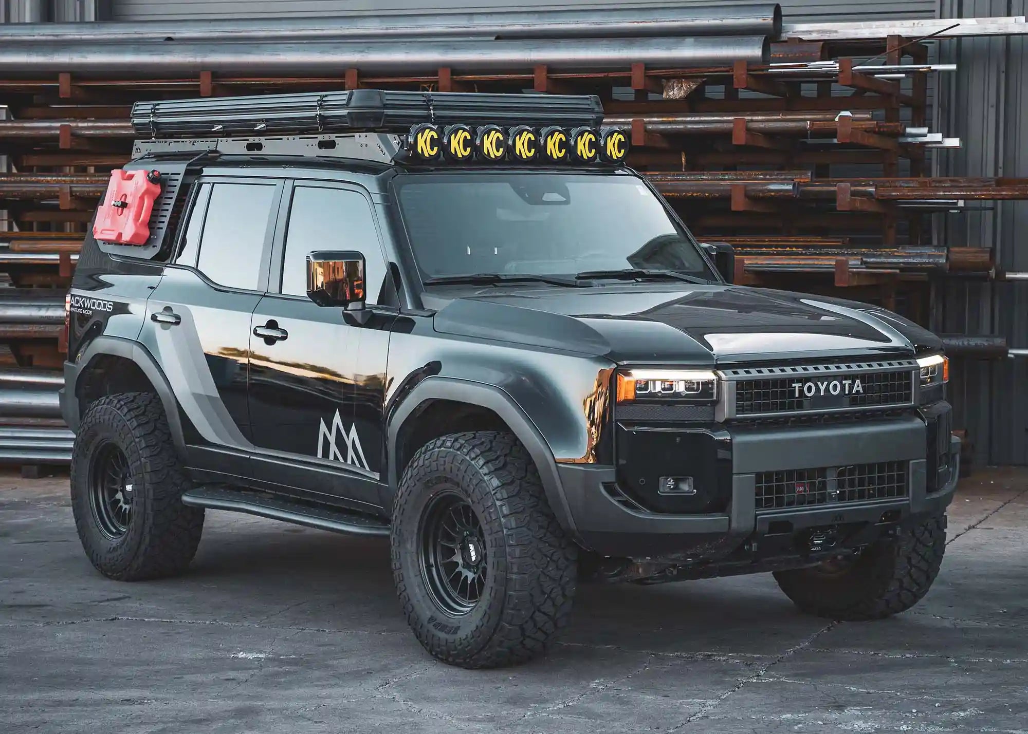Toyota Land Cruiser 250 Hidden Winch Front Bumper (2024-2026) - Spirit of 1876 - Backwoods Adventure Mods