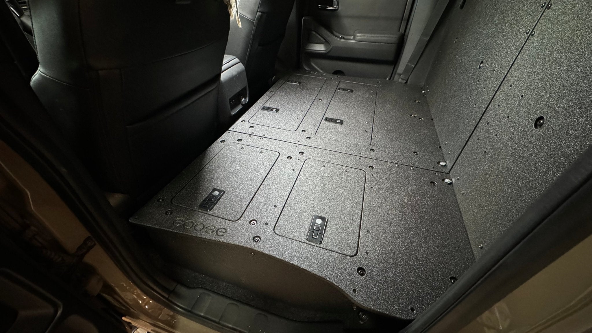 Nissan - Frontier - Crew Cab - 2021 - Present - 3rd Gen - Explore Series - Second Row Seat Delete Plate System - Spirit of 1876 - Goose Gear