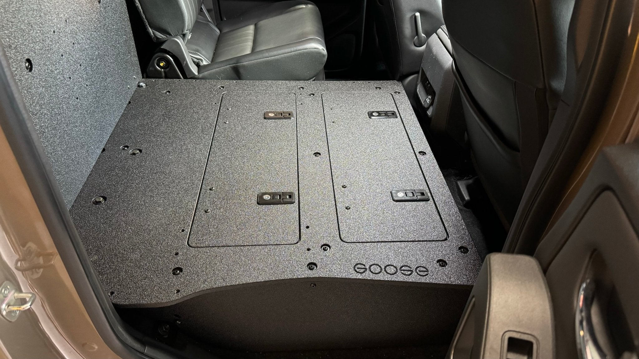 Nissan - Frontier - Crew Cab - 2021 - Present - 3rd Gen - Explore Series - Second Row Seat Delete Plate System - Spirit of 1876 - Goose Gear