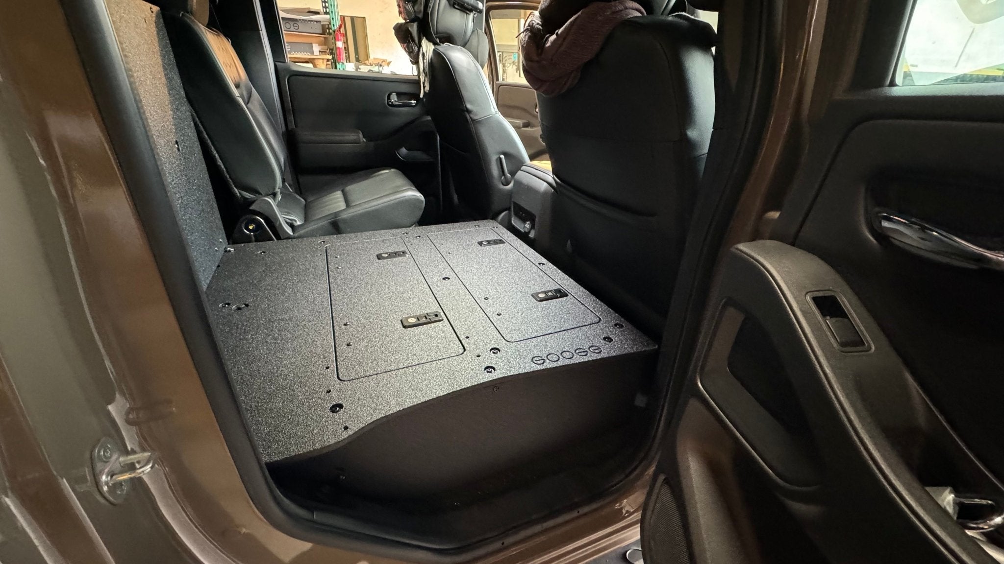 Nissan - Frontier - Crew Cab - 2021 - Present - 3rd Gen - Explore Series - Second Row Seat Delete Plate System - Spirit of 1876 - Goose Gear