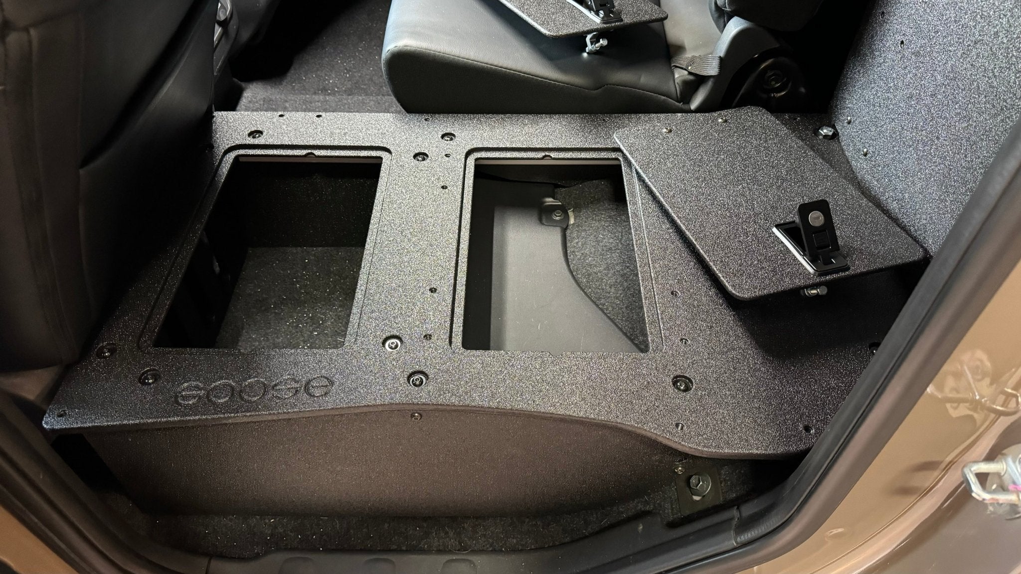 Nissan - Frontier - Crew Cab - 2021 - Present - 3rd Gen - Explore Series - Second Row Seat Delete Plate System - Spirit of 1876 - Goose Gear