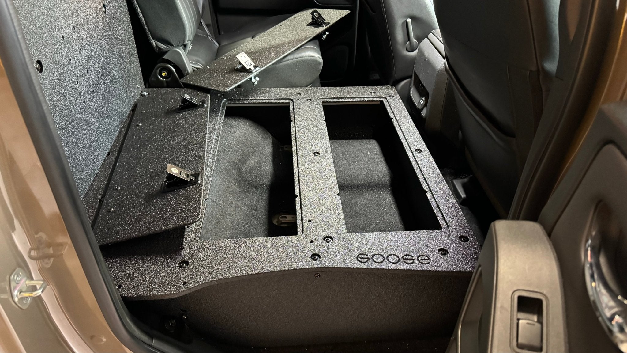 Nissan - Frontier - Crew Cab - 2021 - Present - 3rd Gen - Explore Series - Second Row Seat Delete Plate System - Spirit of 1876 - Goose Gear