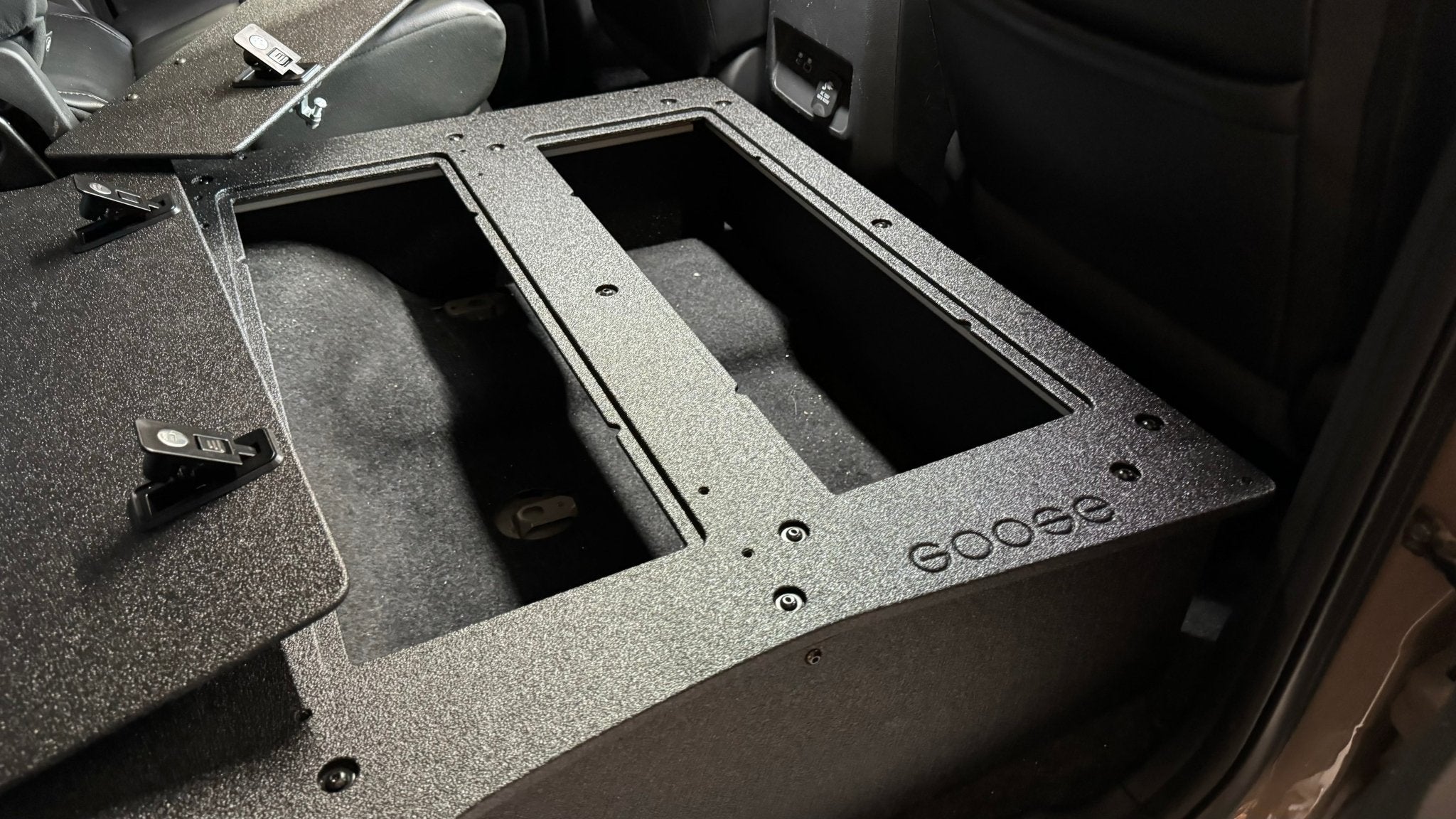 Nissan - Frontier - Crew Cab - 2021 - Present - 3rd Gen - Explore Series - Second Row Seat Delete Plate System - Spirit of 1876 - Goose Gear