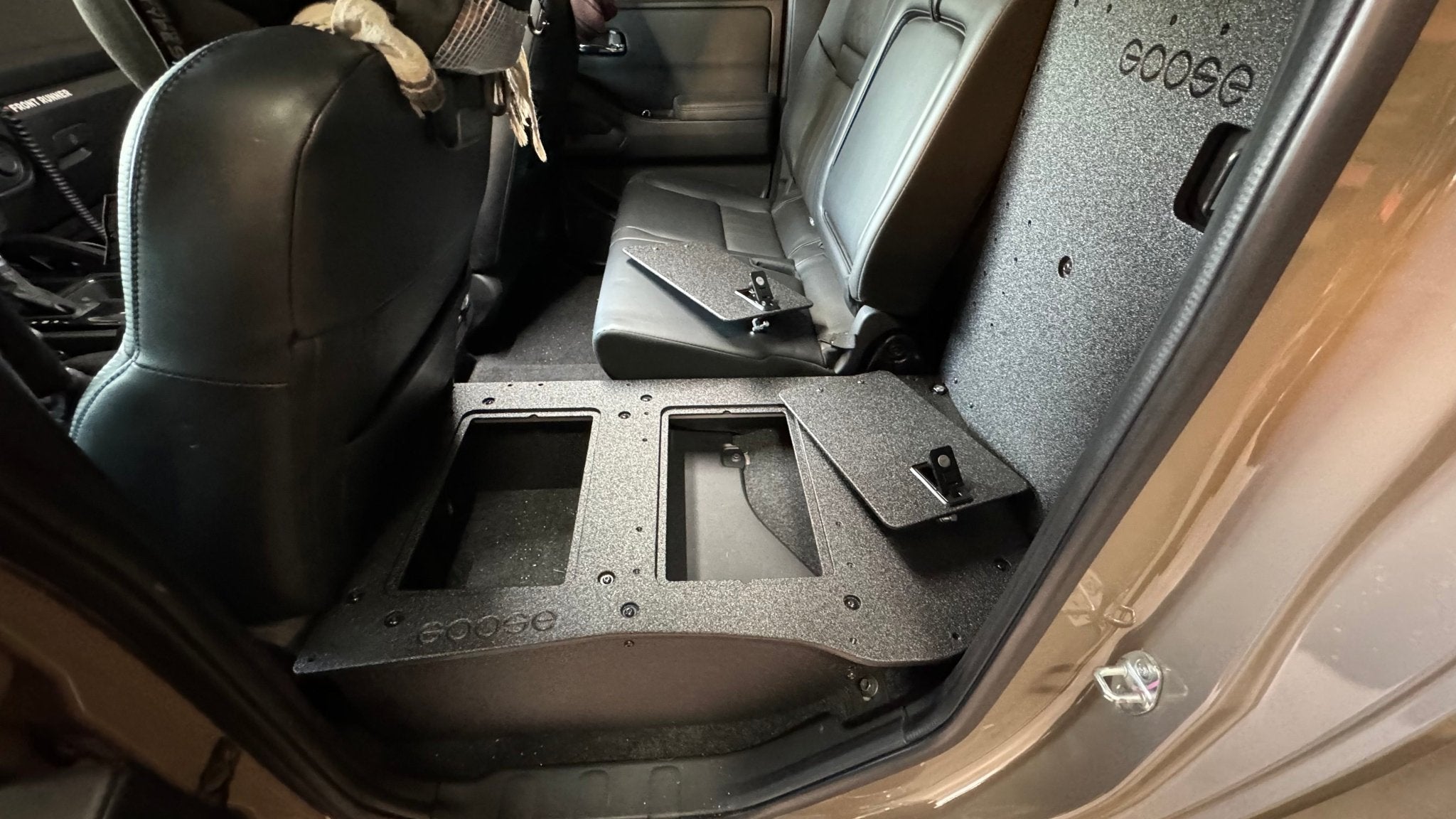Nissan - Frontier - Crew Cab - 2021 - Present - 3rd Gen - Explore Series - Second Row Seat Delete Plate System - Spirit of 1876 - Goose Gear