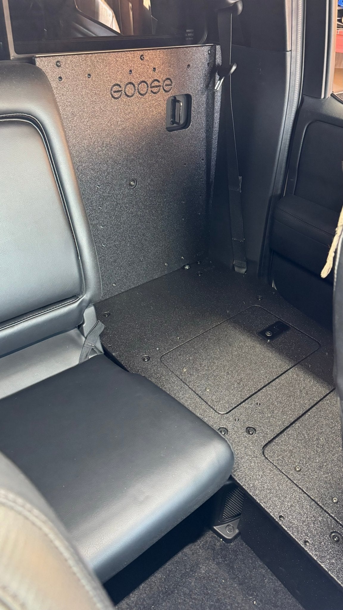 Nissan - Frontier - Crew Cab - 2021 - Present - 3rd Gen - Explore Series - Second Row Seat Delete Plate System - Spirit of 1876 - Goose Gear