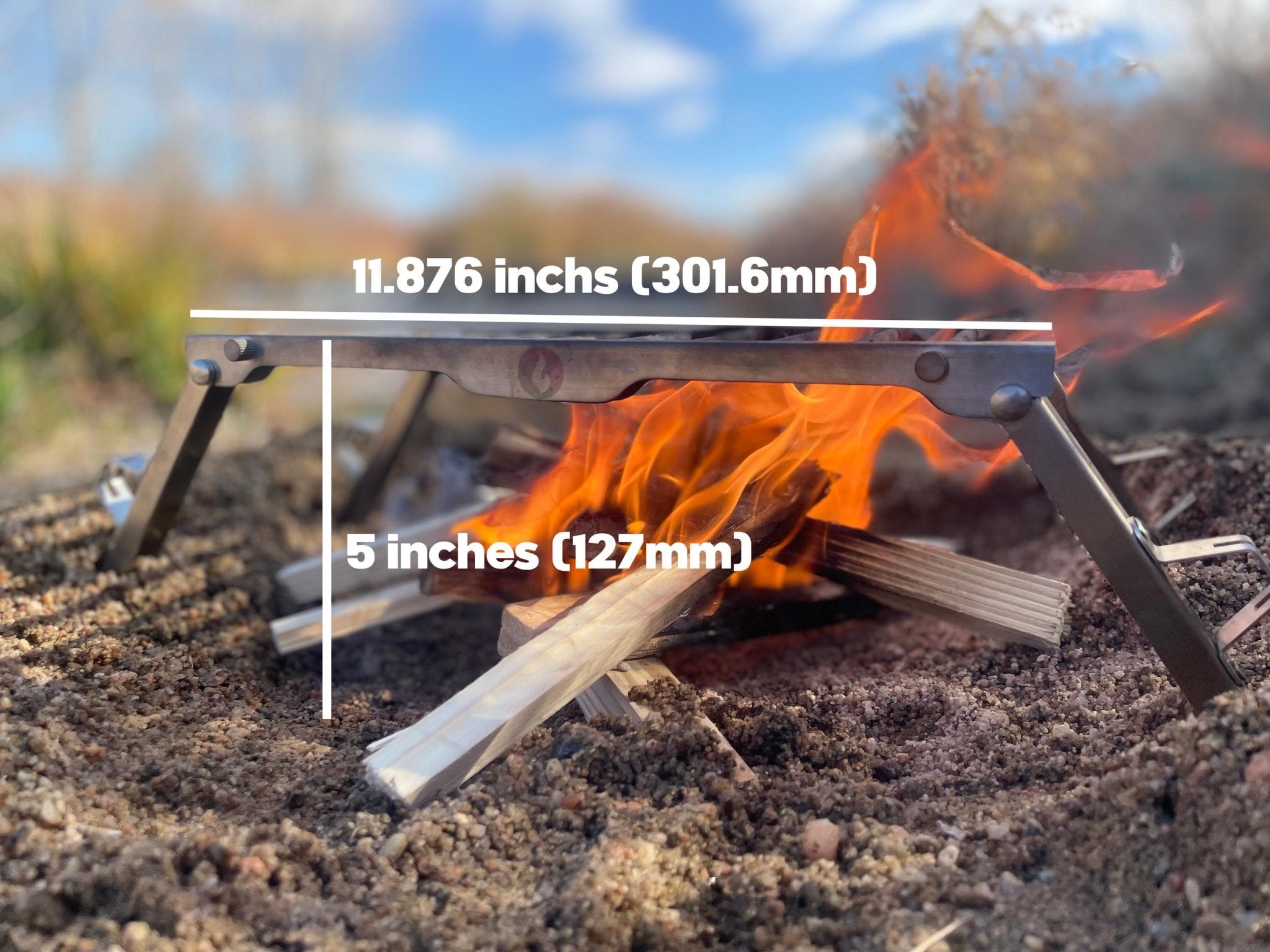 Over-Under Grill Thingy: Stand and Grill In One! - Spirit of 1876