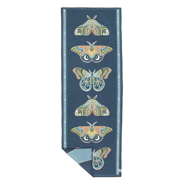Trek Light Painted Moth Yoga Towel