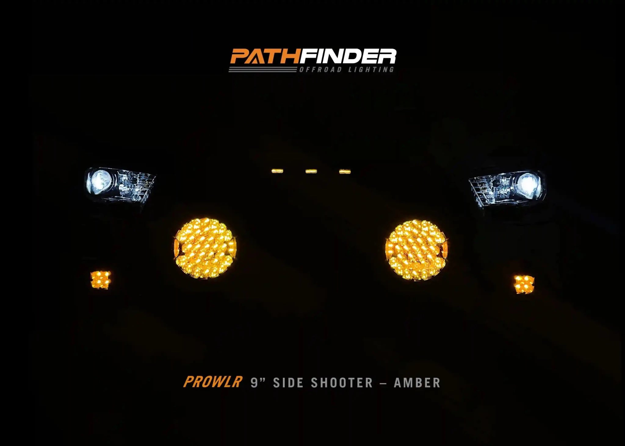 PROWLR 9" LED Driving Light [TRUE AMBER] - Spirit of 1876 - Backwoods Adventure Mods