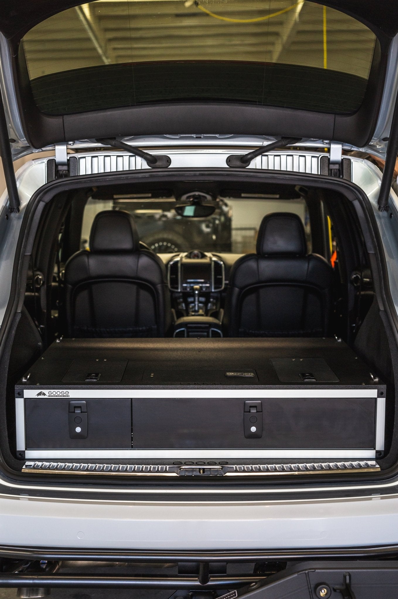 Porsche Cayenne & Volkswagen Touareg 2011 - 2017 2nd Gen. - Side X Side Drawer Module with Fitted Top Plate - Spirit of 1876 - Goose Gear