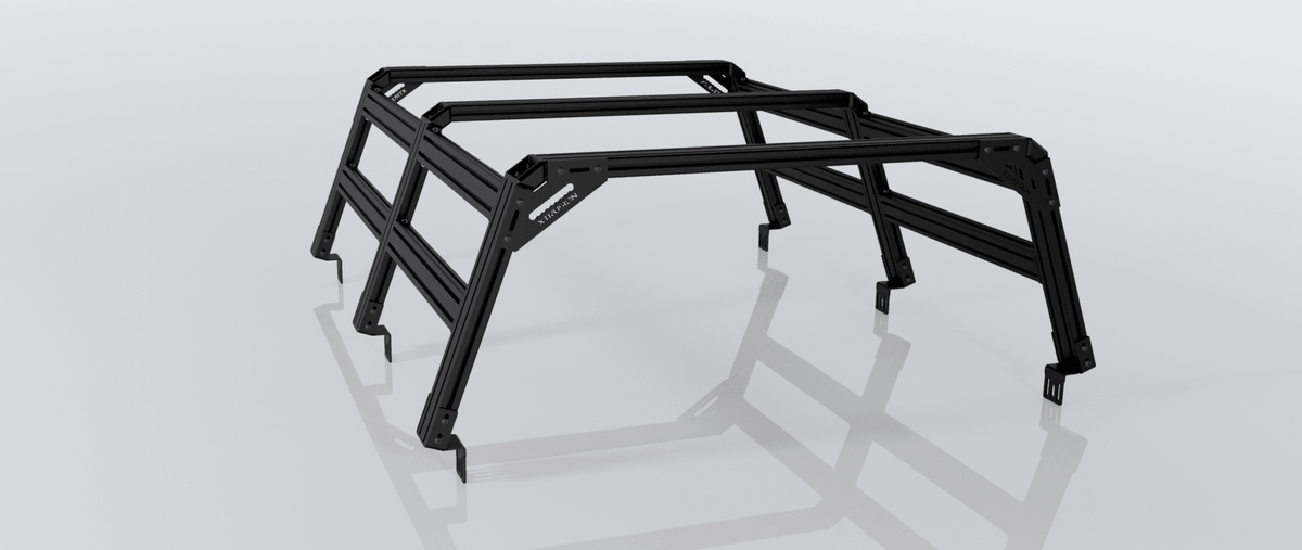 Ram 1500 Pre-configured Bed Rack (Tapered Bed) | XTR3 Popular Builds + MOLLE Packages - Spirit of 1876 - Xtrusion Overland