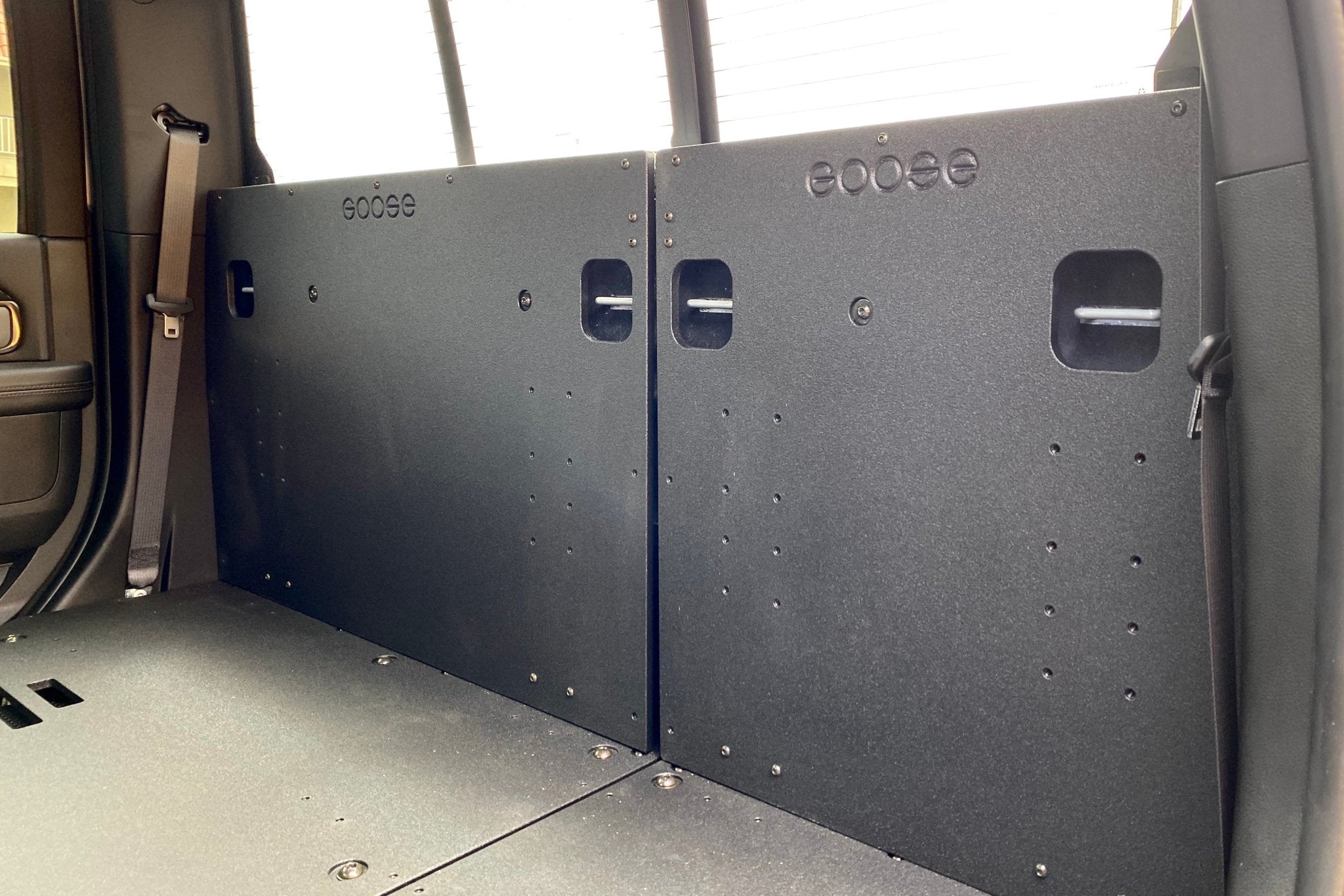 Ram 2500/3500 2009 - Present 4th & 5th Gen. Crew Cab - Second Row Seat Delete Plate System - Spirit of 1876 - Goose Gear