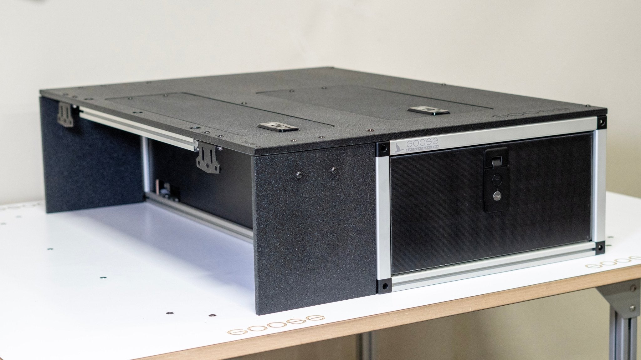 Ram 2500/3500 2009-Present 4th and 5th Gen. Crew Cab - Second Row Single Drawer Module - Spirit of 1876 - Goose Gear