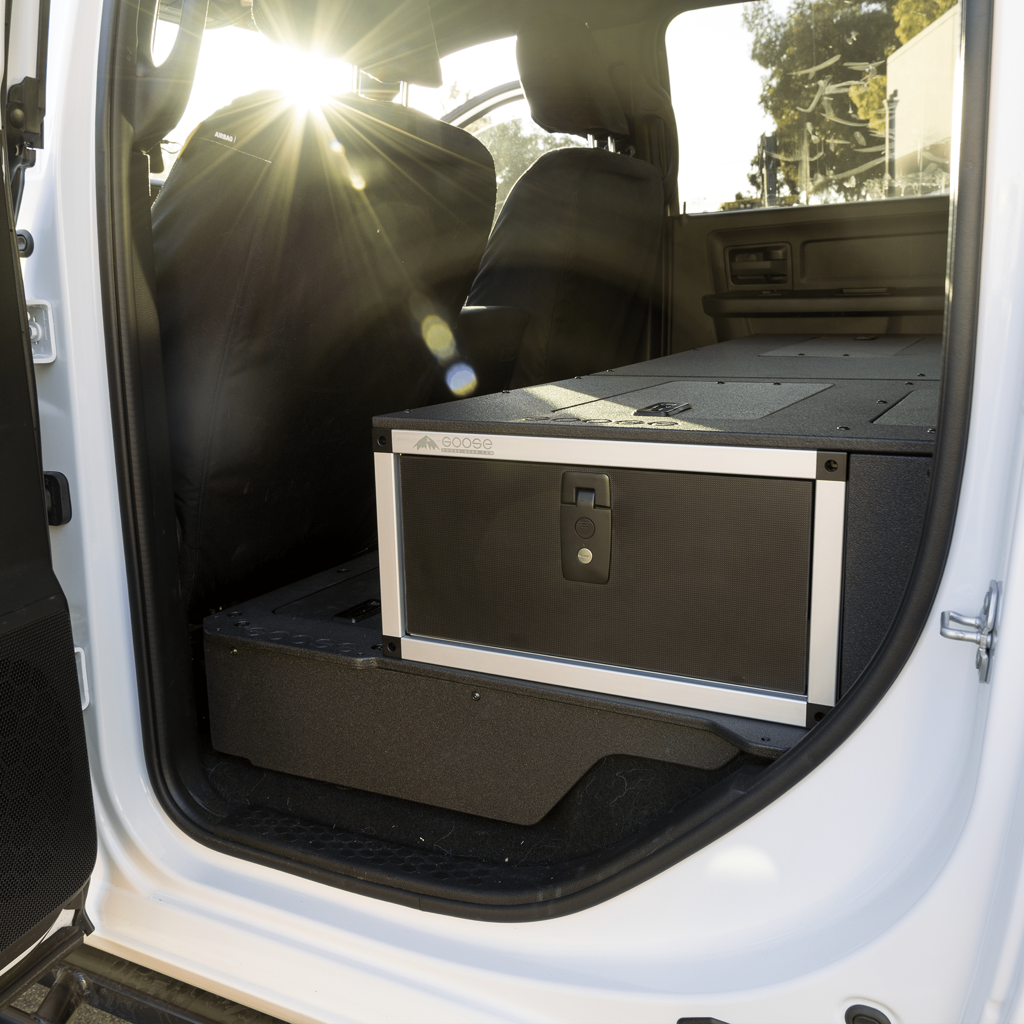 Ram 2500/3500 2009 - Present 4th and 5th Gen. Crew Cab - Second Row Single Drawer Module - Spirit of 1876 - Goose Gear