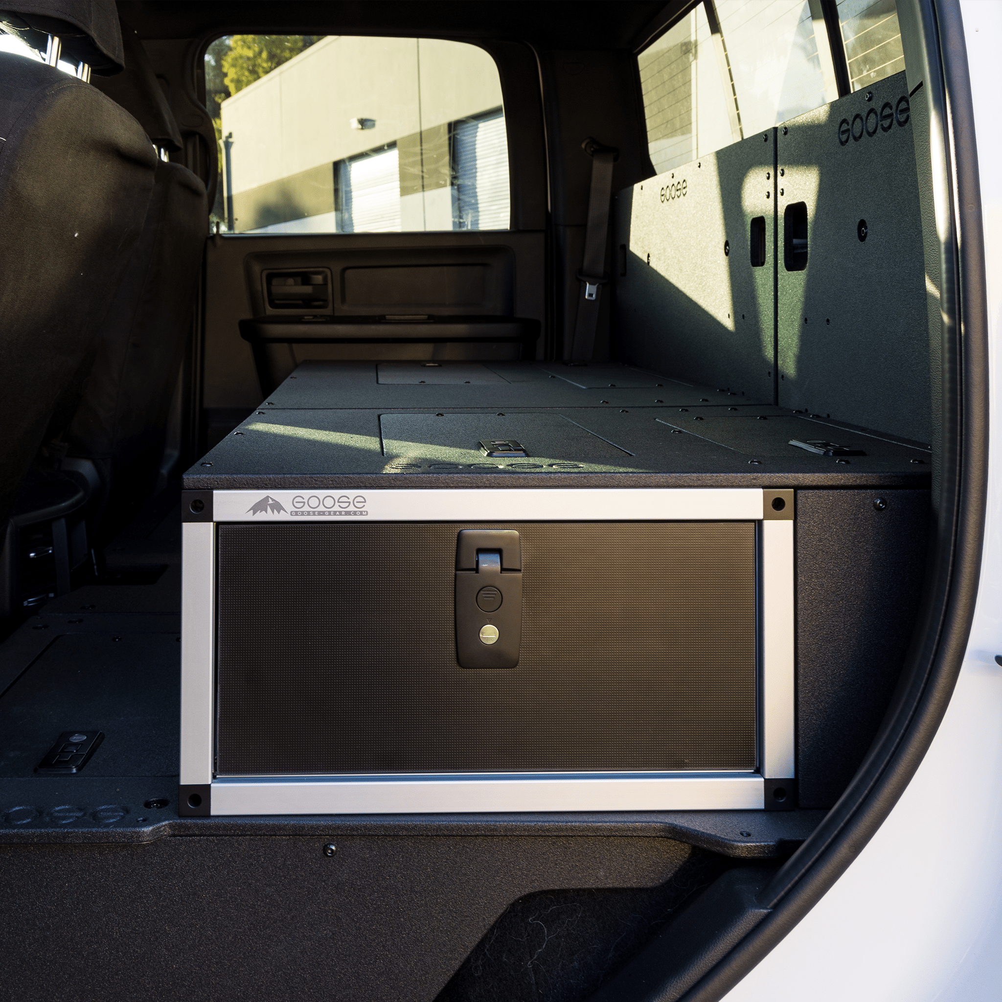 Ram 2500/3500 2009 - Present 4th and 5th Gen. Crew Cab - Second Row Single Drawer Module - Spirit of 1876 - Goose Gear