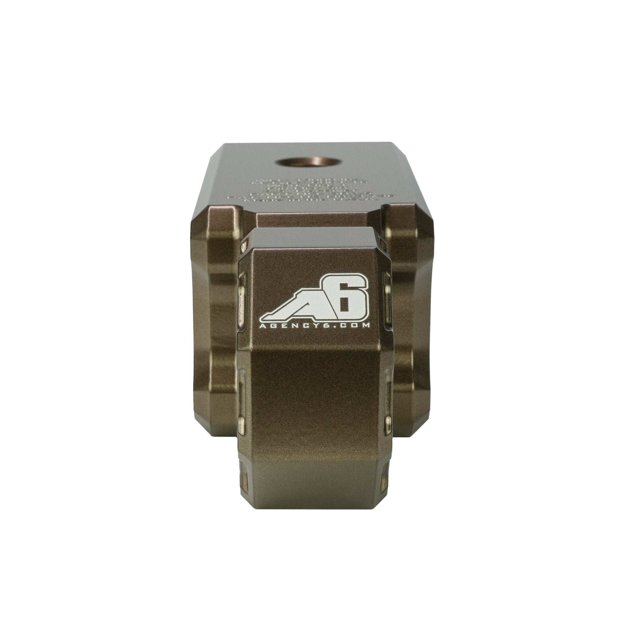 Agency 6 Shackle Block 2.5" - Bronze