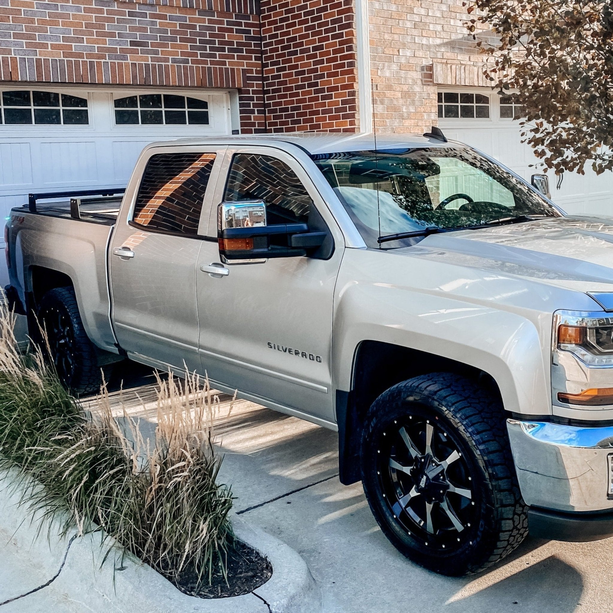 Silverado & Sierra 1500/2500/3500 (2007 - Present), Low Profile Bed Rack - Spirit of 1876 - BillieBars