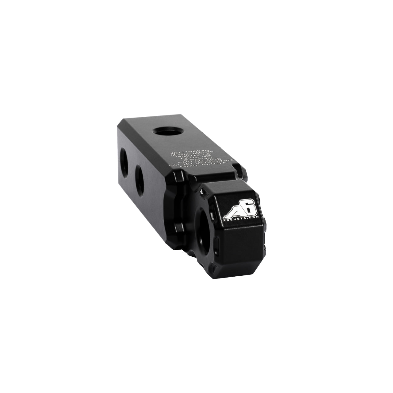 Agency 6 Recovery Hitch Shackle Block - 2" Receiver - Spirit of 1876 - Agency6.com