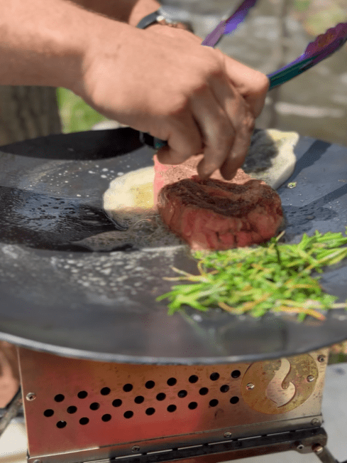 Skwok Cooking Bundle: All the best campfire cooking gear - Spirit of 1876LavaBox Portable Campfire