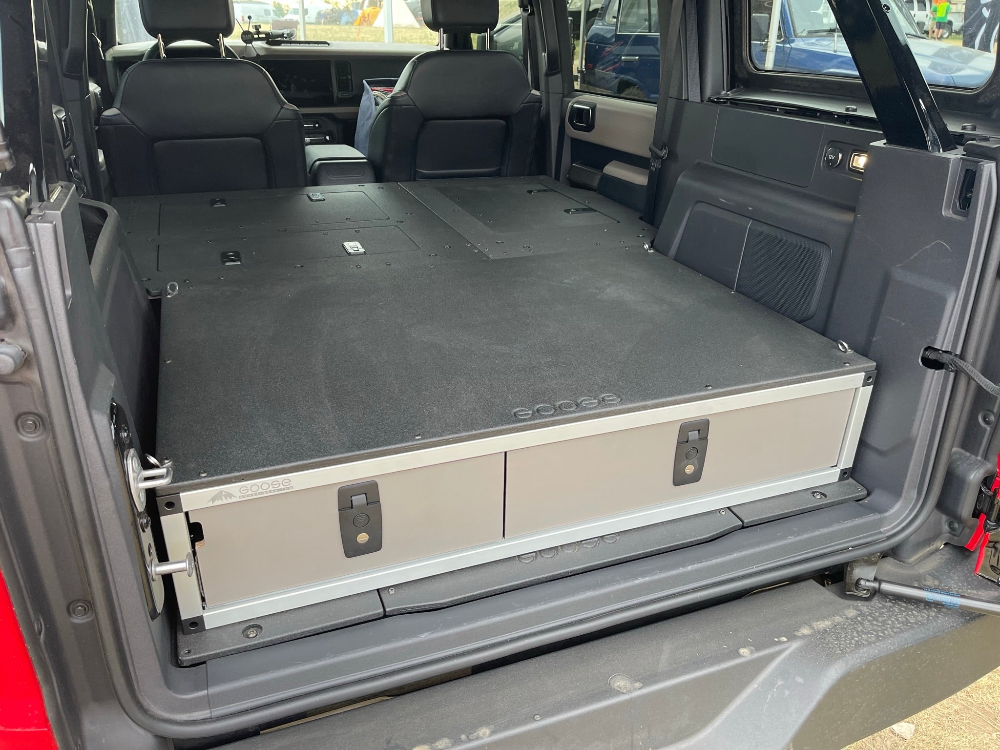 Stealth Sleep and Storage Package for Ford Bronco 2021 - Present 6th Gen. 4 Door - Spirit of 1876 - Goose Gear