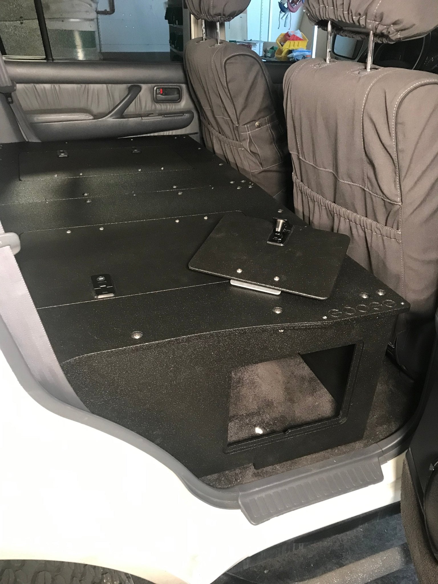 Stealth Sleep and Storage Package for Toyota Land Cruiser 1991 - 1997 80 Series - 43 - 3/8" W x 8" H x 40" D - Spirit of 1876 - Goose Gear