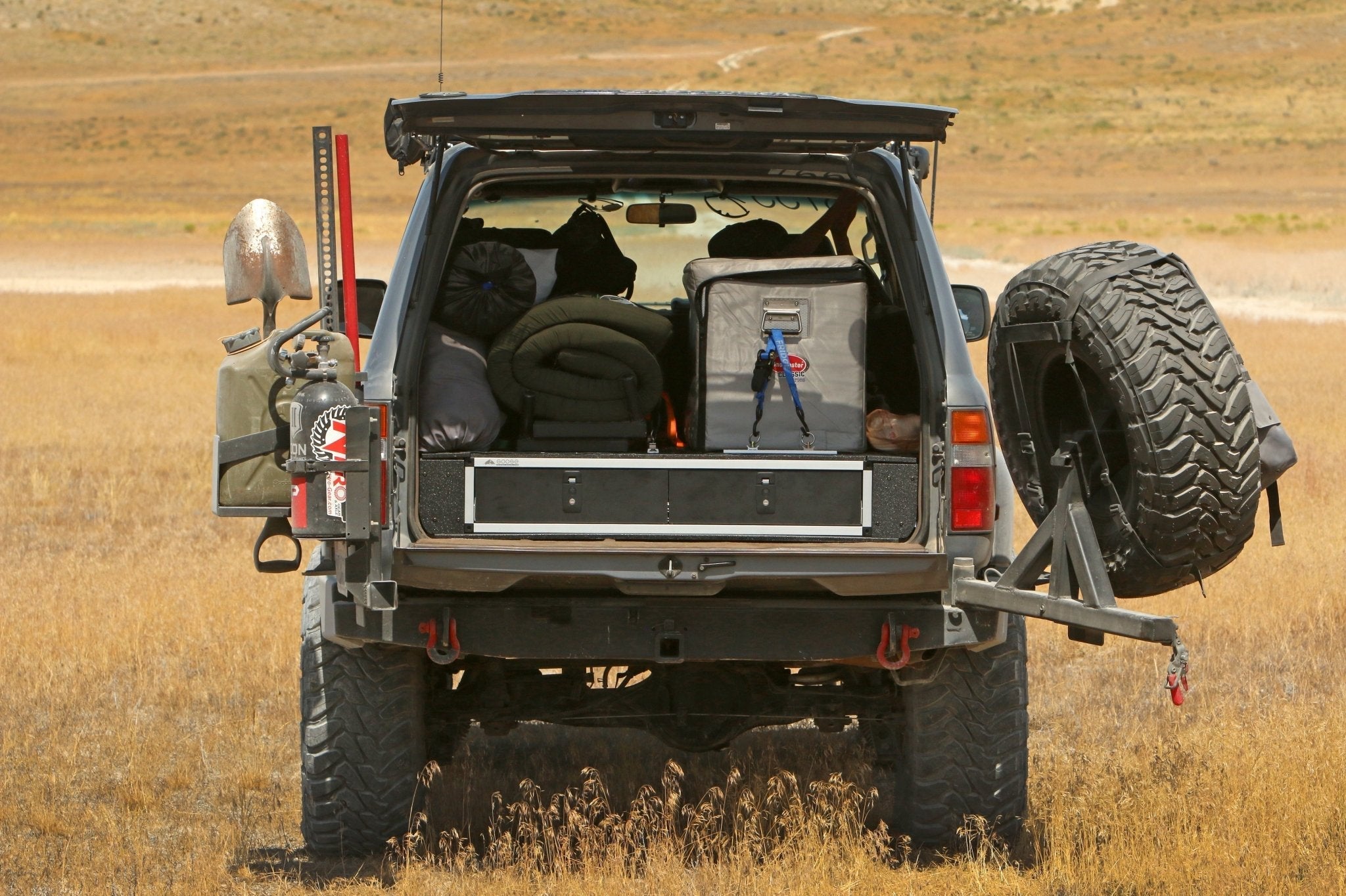 Stealth Sleep and Storage Package for Toyota Land Cruiser 1991 - 1997 80 Series - 43 - 3/8" W x 8" H x 40" D - Spirit of 1876 - Goose Gear