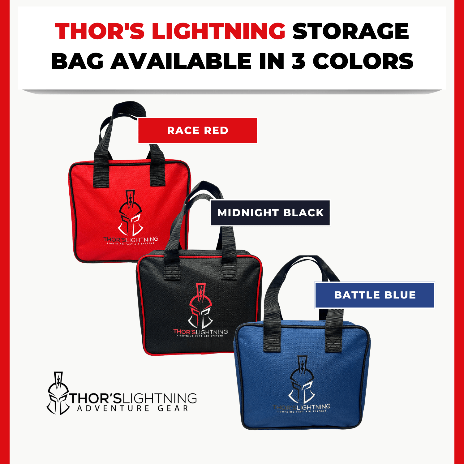 Thor's Lightning Gear Storage Bag - Spirit of 1876Thor's Lightning Air Systems