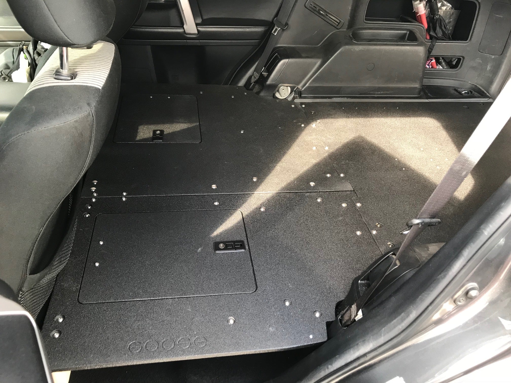 Toyota 4Runner 2010 - 2024 5th Gen. - Second Row Seat Delete Plate System - Spirit of 1876 - Goose Gear